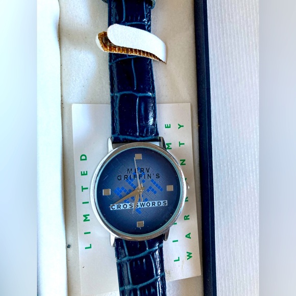 Men's Croton Game Show Contestants Gift Watch! Merv Griffin's Crosswords - Picture 8 of 8